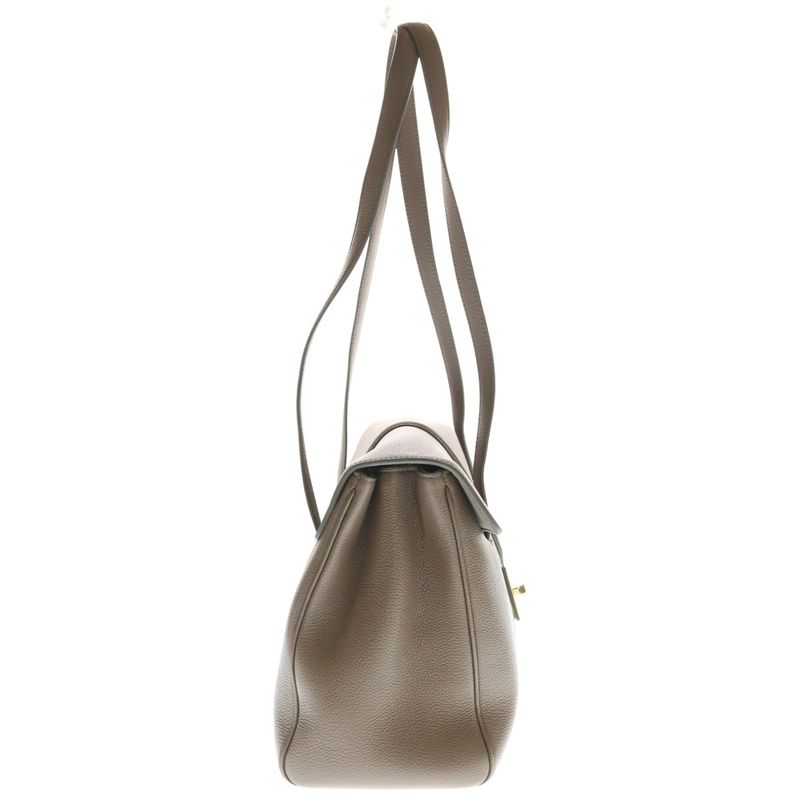 Celine Soft Seeds 16 Large Tote Beige Leather Gold