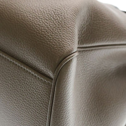 Celine Soft Seeds 16 Large Tote Beige Leather Gold