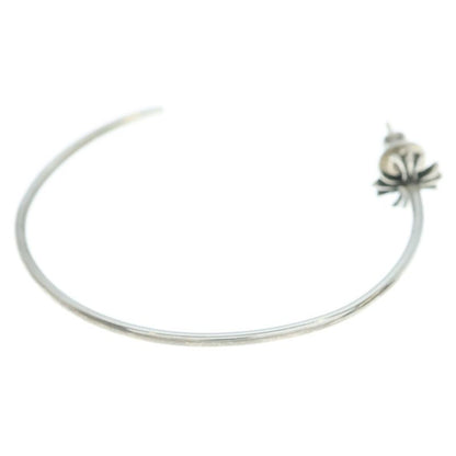 Chrome Hearts Hoop CH Pls CH Plus Earrings Silver
