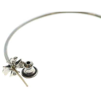 Chrome Hearts Hoop CH Pls CH Plus Earrings Silver