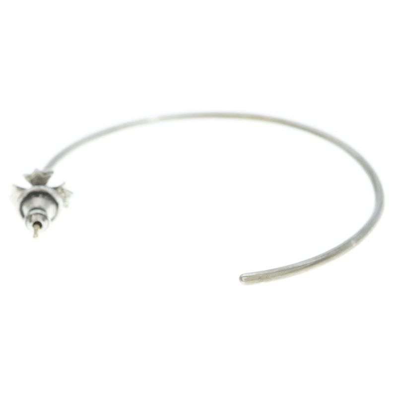 Chrome Hearts Hoop CH Pls CH Plus Earrings Silver