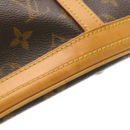 Louis Vuitton Monogram Bucket GM Leather Tote Gold Brown