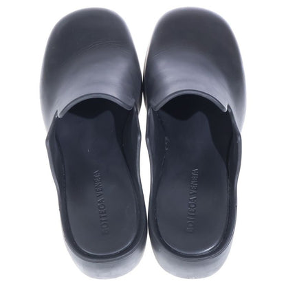 Bottega Veneta Flash Pump Rubber Clog Sandals Black