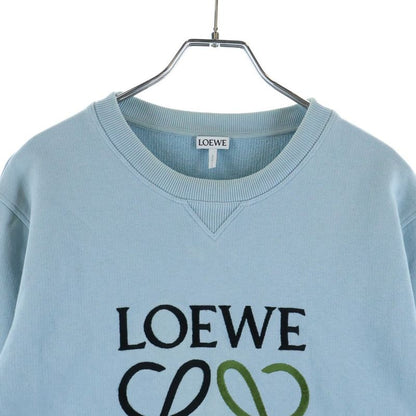 Loewe Anagram Sweatshirt Front Logo Embroidery Crew Neck Long Sleeve Trainer