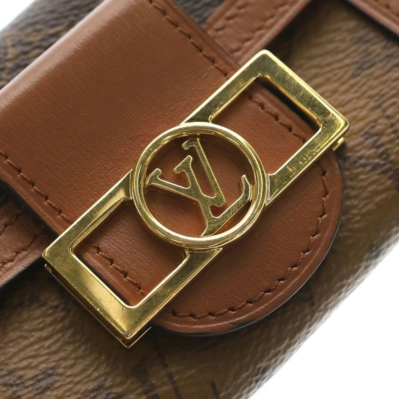 Louis Vuitton Monogram Reverse Dauphine Multicles 6 Compact Wallet Trifold