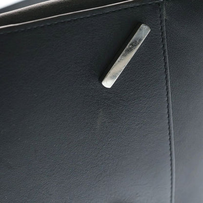 Loewe Hammock Small 2-Way Shoulder Bag Black Leather Silver