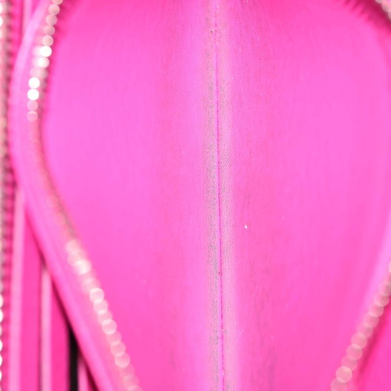 Louis Vuitton Zippy Epi Round Zip Wallet Pink
