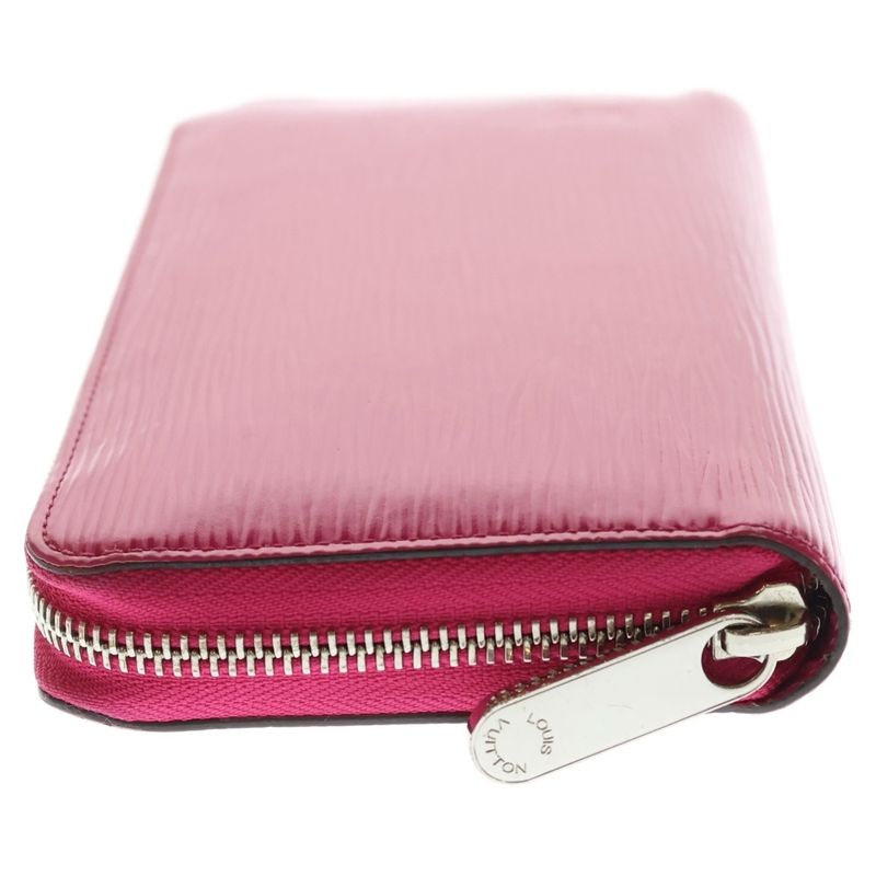 Louis Vuitton Zippy Epi Round Zip Wallet Pink
