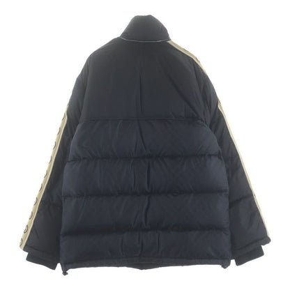 Gucci GG Jacquard Nylon Down Jacket Black