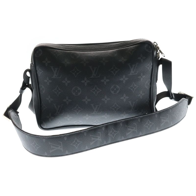 Louis Vuitton Shoulder Bag Outdoor Messenger Taigarama Noir Black Monogram PM