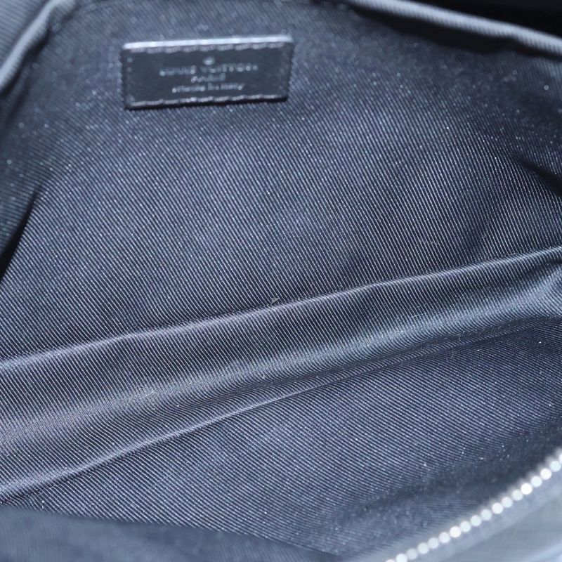 Louis Vuitton Shoulder Bag Outdoor Messenger Taigarama Noir Black Monogram PM