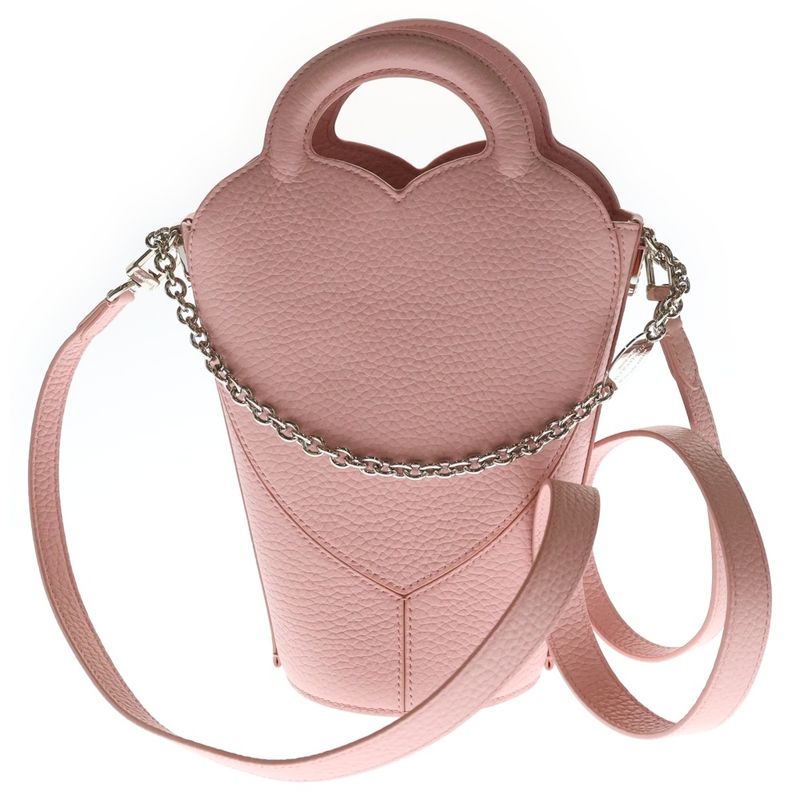 Tiffany & Co Return to Leather Chain Shoulder Bag Pink