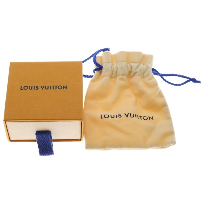 Louis Vuitton Bracelet Silver Lockit Black