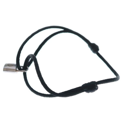 Louis Vuitton Bracelet Silver Lockit Black