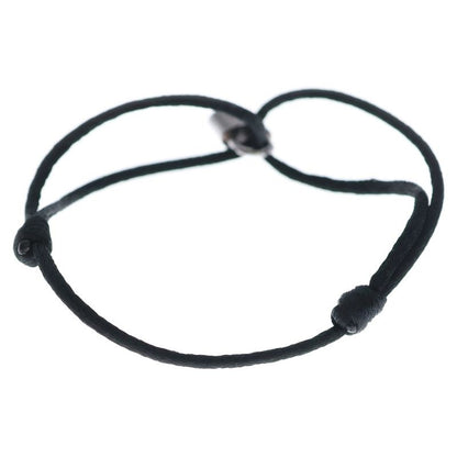 Louis Vuitton Bracelet Silver Lockit Black