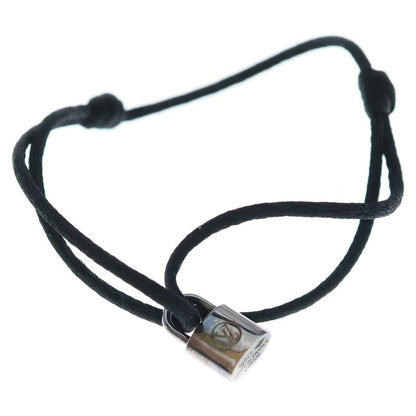 Louis Vuitton Bracelet Silver Lockit Black