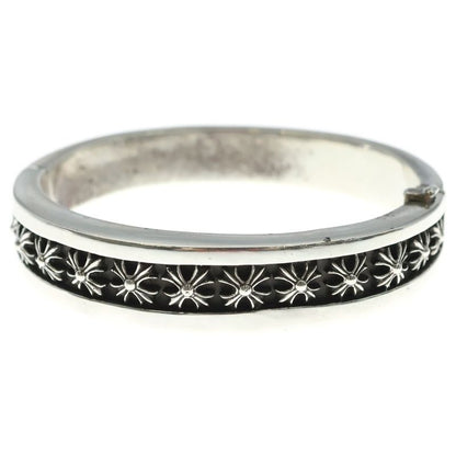 Chrome Hearts Narrow CH Plus Band Bracelet Silver
