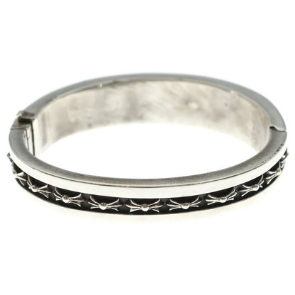 Chrome Hearts Narrow CH Plus Band Bracelet Silver