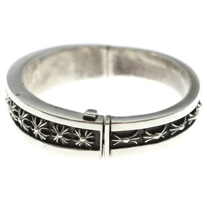 Chrome Hearts Narrow CH Plus Band Bracelet Silver