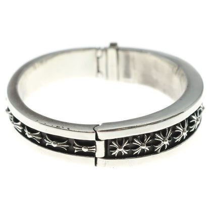 Chrome Hearts Narrow CH Plus Band Bracelet Silver