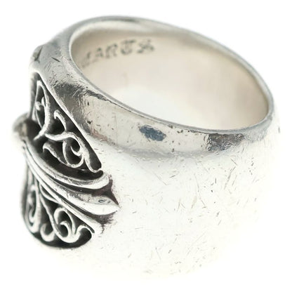 Chrome Hearts Classic Oval Cross Ring Silver