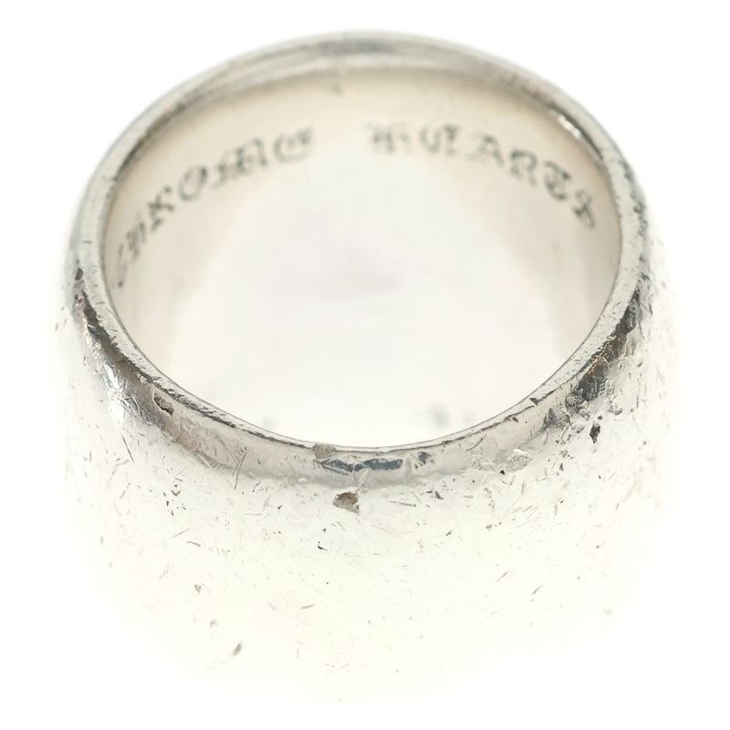 Chrome Hearts Classic Oval Cross Ring Silver