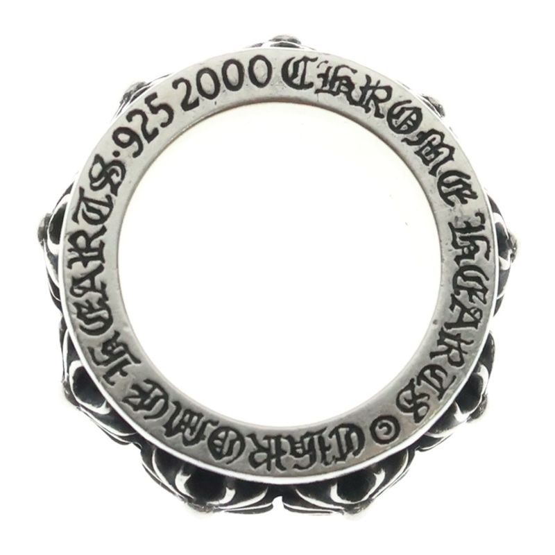 Chrome Hearts Ring Spinner CH Silver