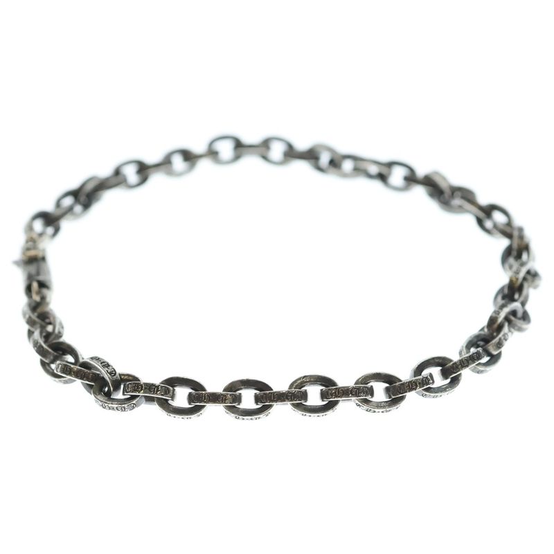 Chrome Hearts Paper Chain Bracelet Silver