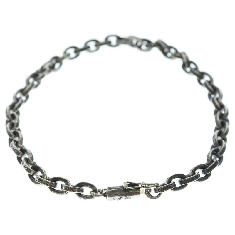 Chrome Hearts Paper Chain Bracelet Silver