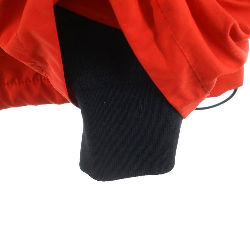 Balenciaga Mat Nylon Jacket Matte with Reflective Hood Red