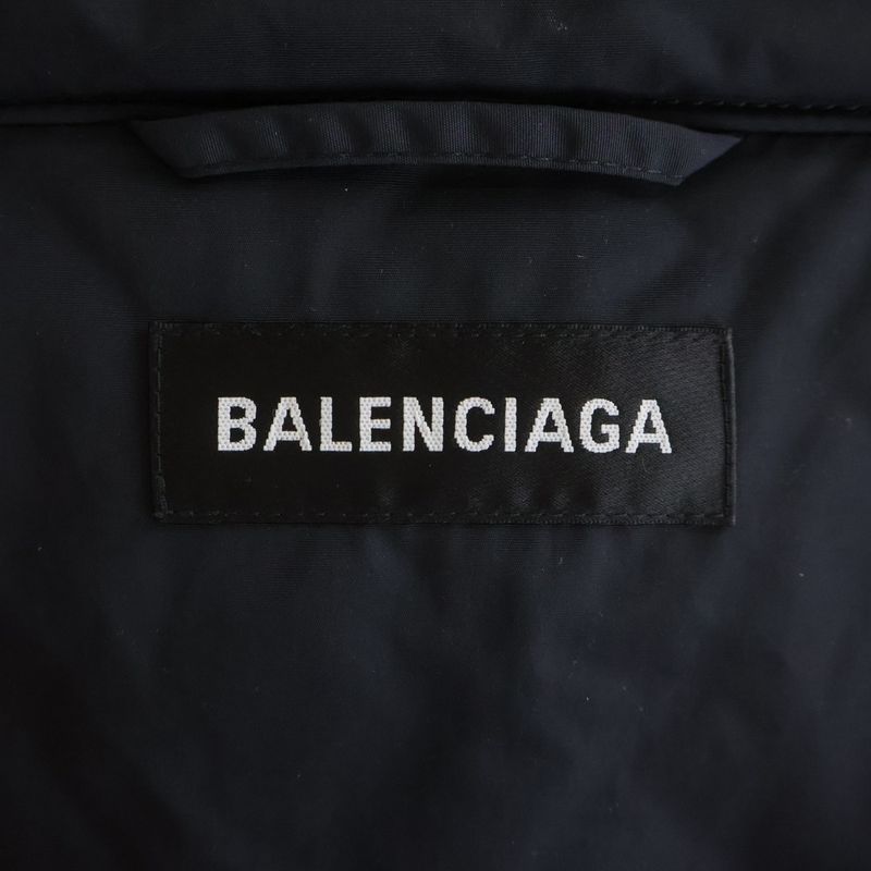 Balenciaga Mat Nylon Jacket Matte with Reflective Hood Red