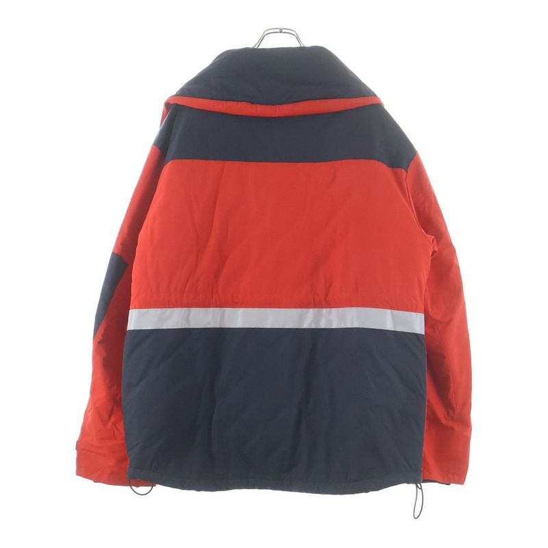 Balenciaga Mat Nylon Jacket Matte with Reflective Hood Red