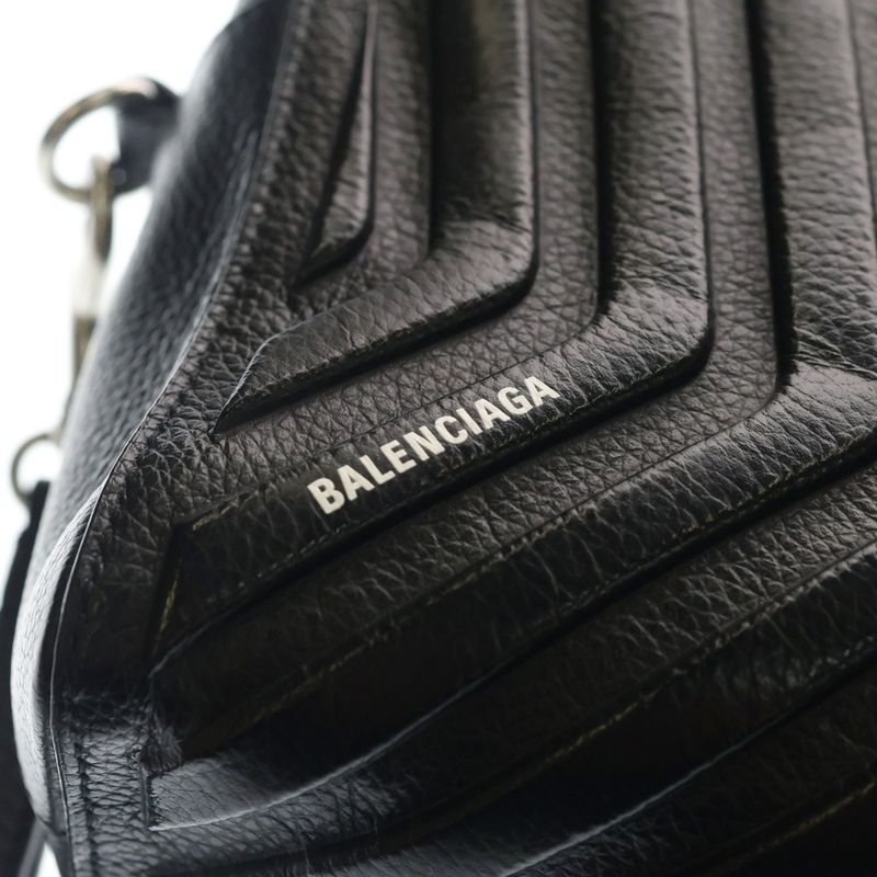 Balenciaga Car Toiletry Pouch Clutch Black