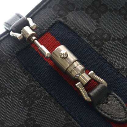 Gucci Collaboration Jackie the Hacker Project 2-Way Leather Trim Canvas