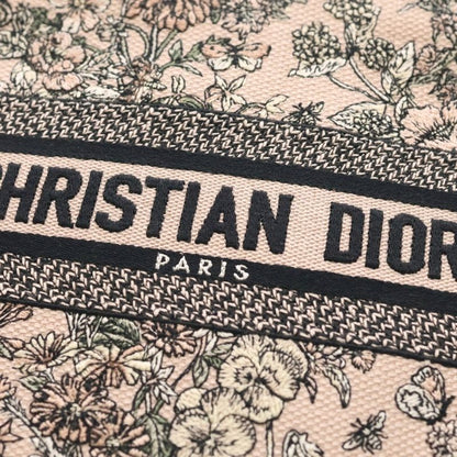 Dior Book Tote Small Flower Pattern Jacquard Canvas Hand Pink