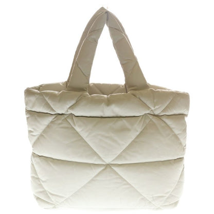 Prada Padded Tote White Leather