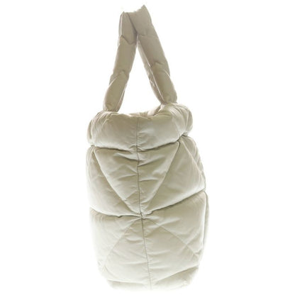 Prada Padded Tote White Leather