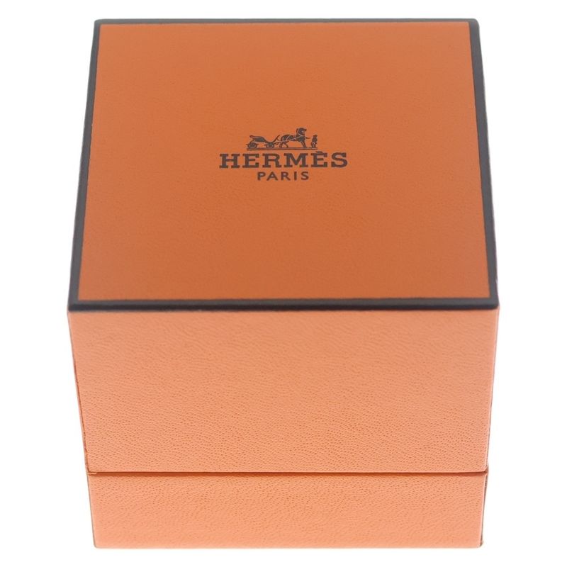 Hermes Chaine D'ancre Double Ring Silver