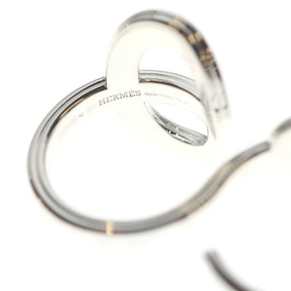 Hermes Chaine D'ancre Double Ring Silver