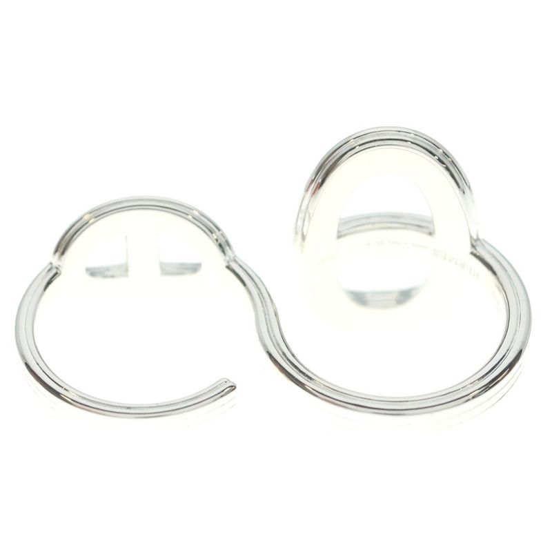 Hermes Chaine D'ancre Double Ring Silver