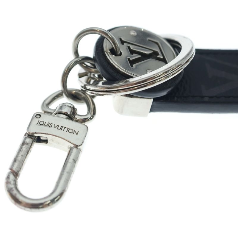 Louis Vuitton Porte Cles LV Neo Club Bag Charm Key Ring Key Holder Black Silver