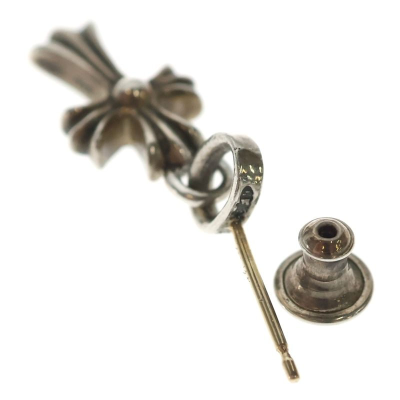 Chrome Hearts Bby Pprchn Baby Fat Pave Diamond Earrings Silver