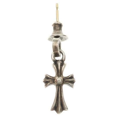 Chrome Hearts Bby Pprchn Baby Fat Pave Diamond Earrings Silver