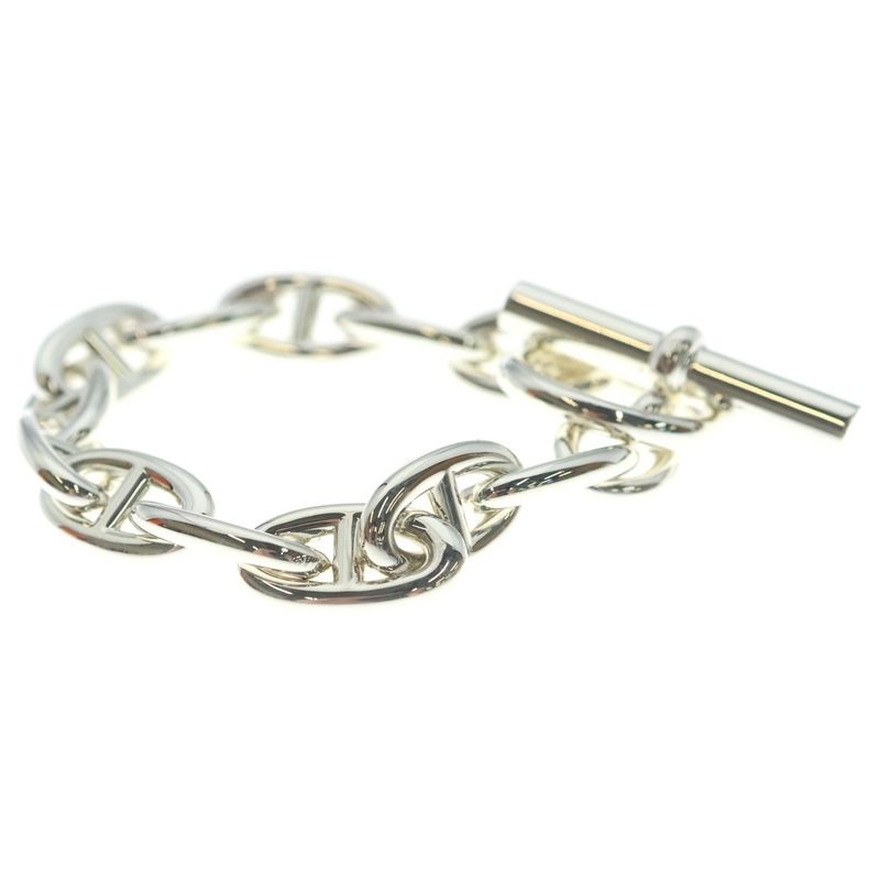 Hermes Chaine D'ancre GM Silver Bracelet