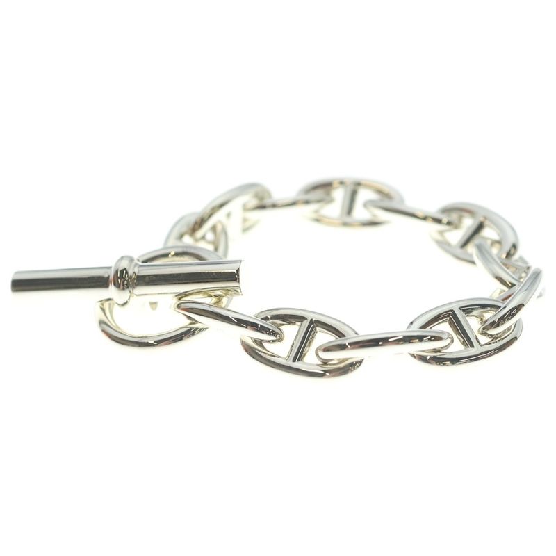 Hermes Chaine D'ancre GM Silver Bracelet