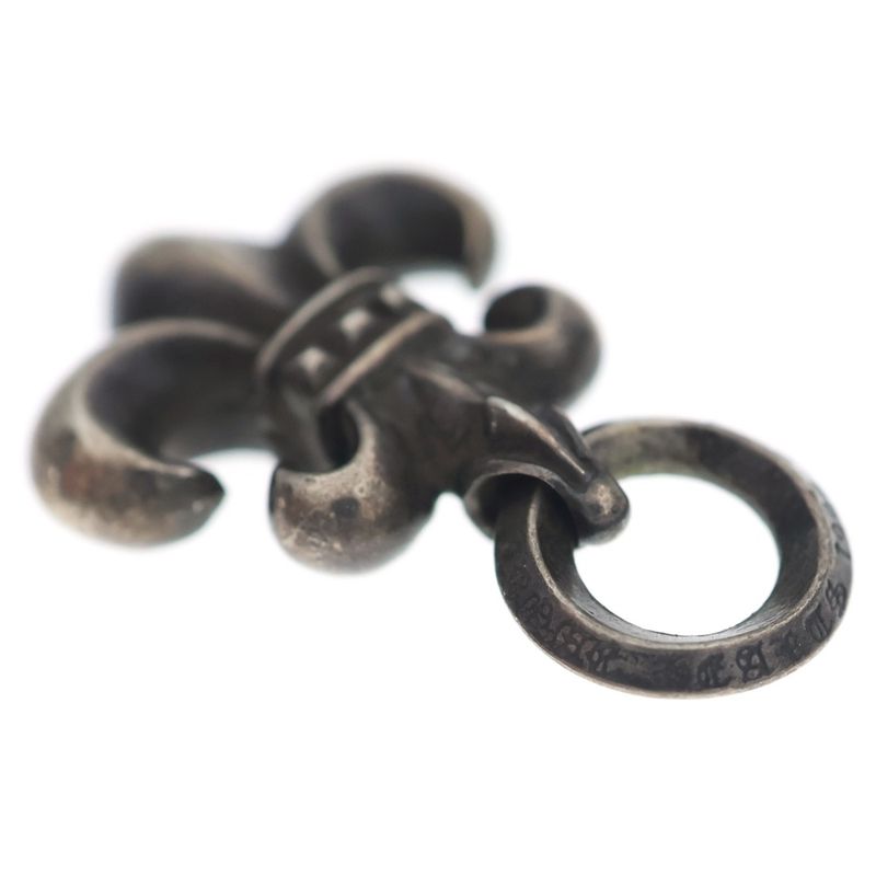 Chrome Hearts BS Fluer Charm BS Pendant Silver Necklace