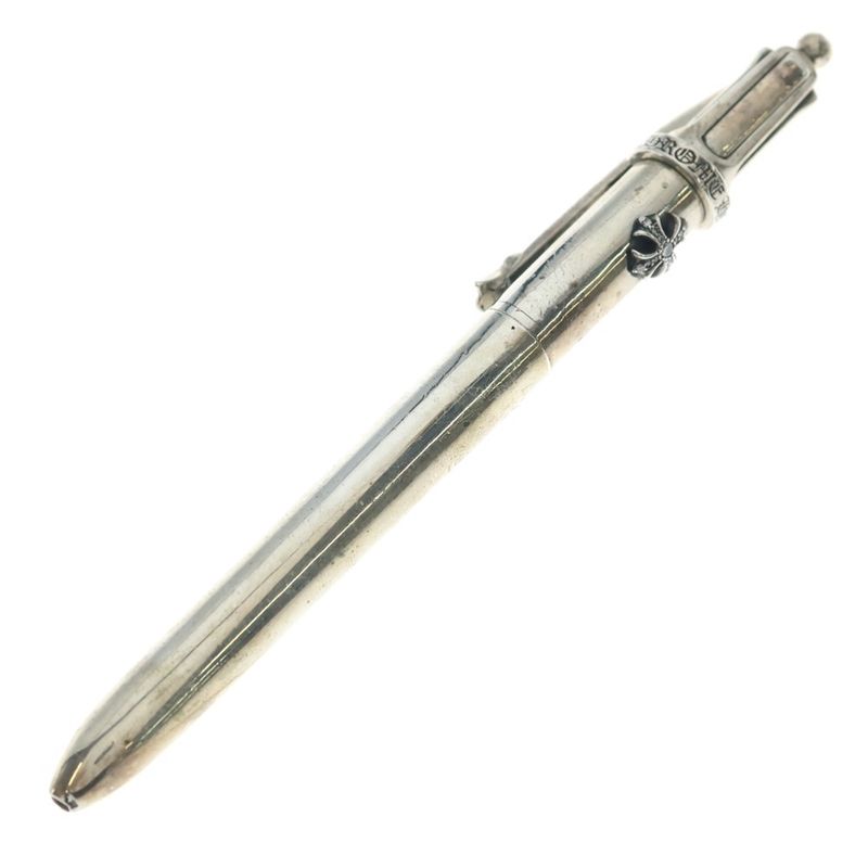 Chrome Hearts 4 Color Pen Aftermarket Diamond Ballpoint Pen Silver