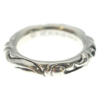 Chrome Hearts Scrl Band Scroll Ring Silver