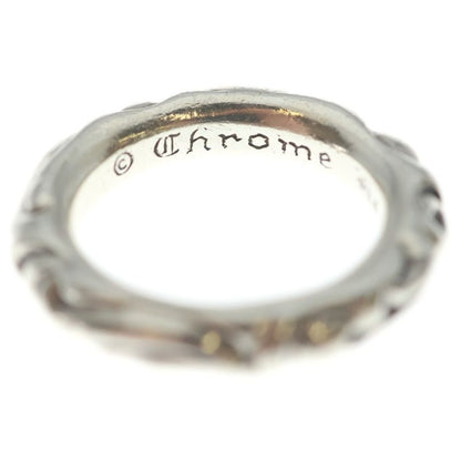 Chrome Hearts Scrl Band Scroll Ring Silver