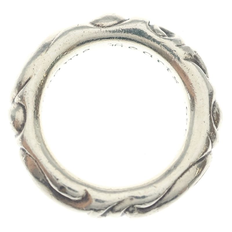 Chrome Hearts Scrl Band Scroll Ring Silver